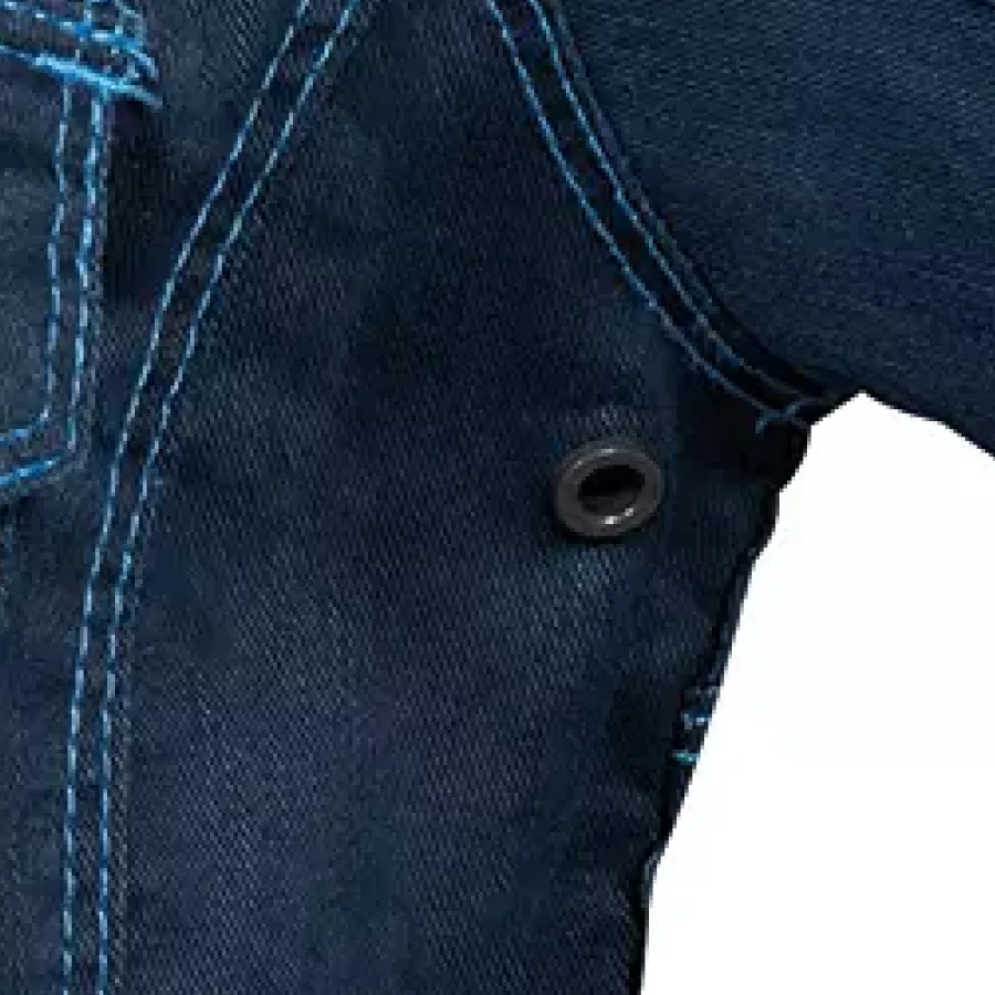 **Ventilation Holes** enhance airflow to help regulate body temperature during active work.