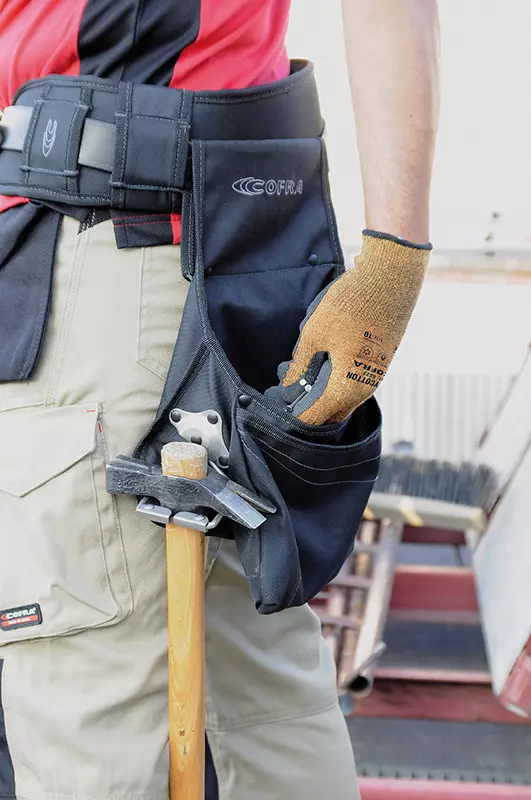 Cofra V306-0-00, Olbrich Work Belt Black, image 2, gallery thumbnail