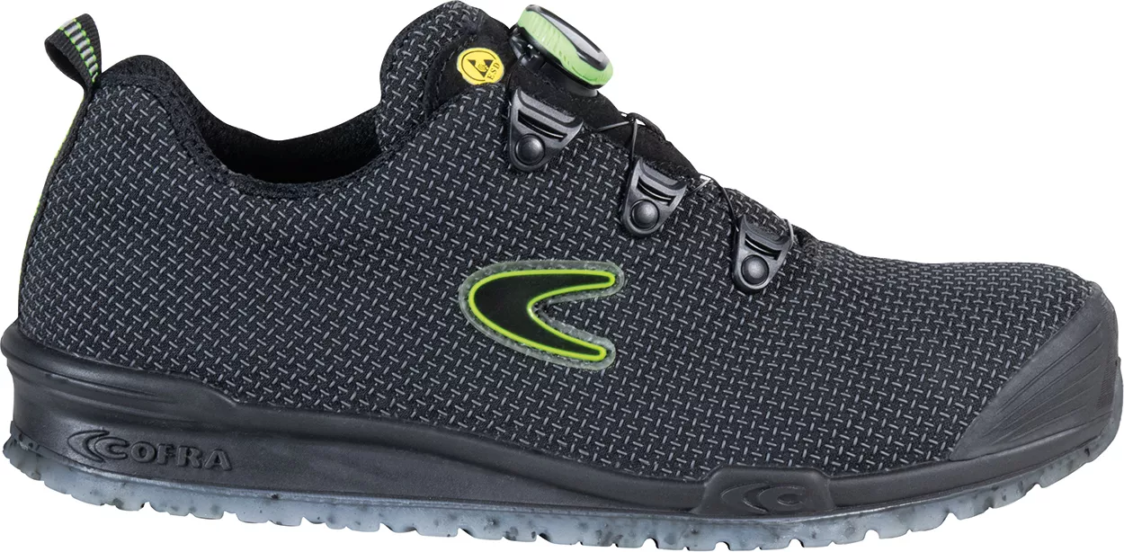 Cofra 78992-N00, Malmo S3S ESD Safety Shoes, Black