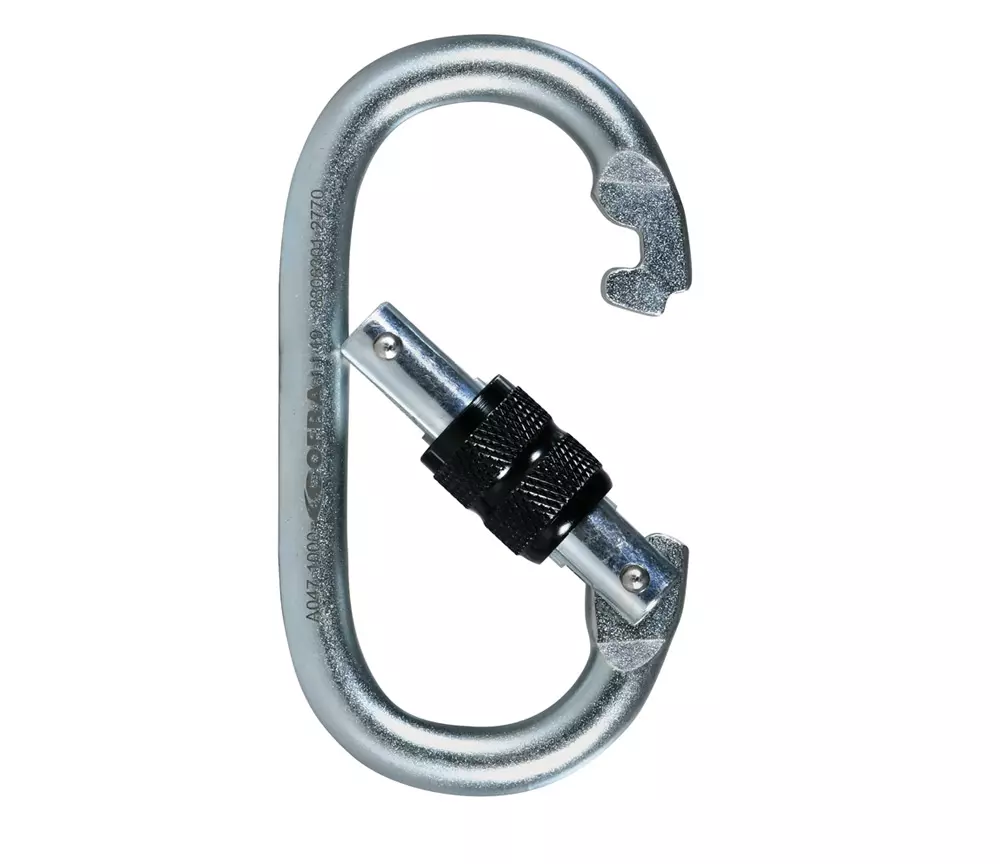 Cofra A047-B100, Abseil Screw Carabiner, image 1