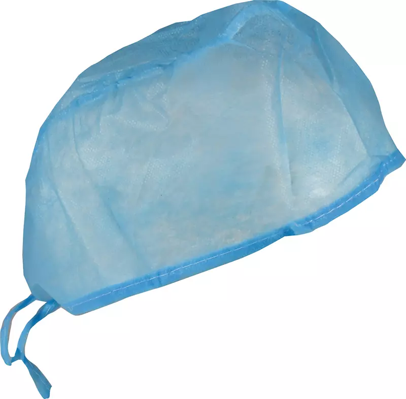 Cofra V665-0-K2, Haircloak Surgical Cap Light Bluect, image 1, gallery thumbnail
