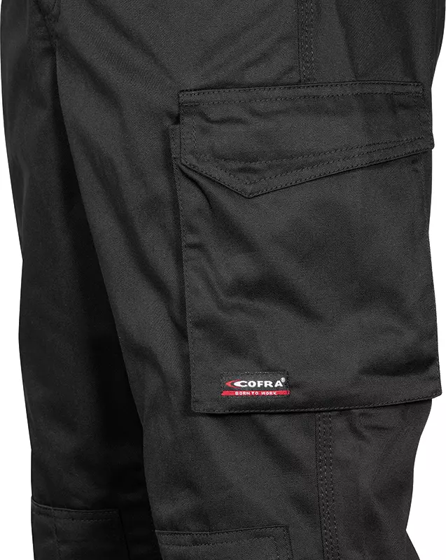 Cofra V184-0-05, Mombasa Bib Overall Black, image 2