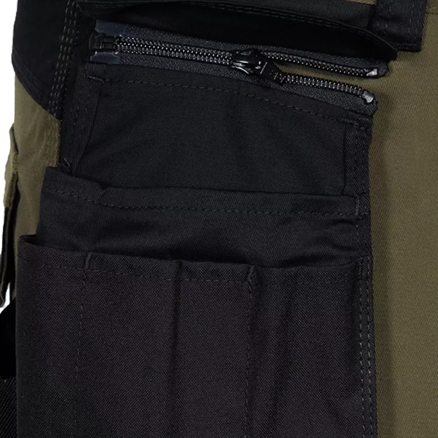 **Detachable Pocket** offers flexible storage that can be removed when not needed.