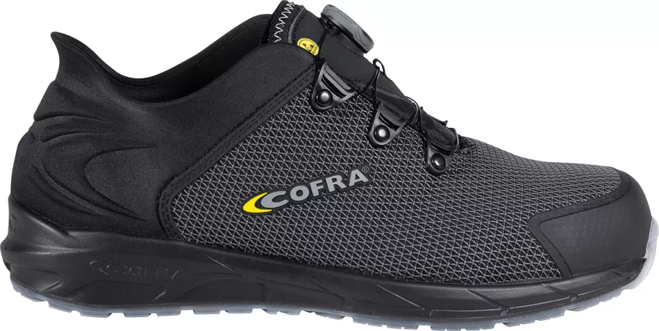 Cofra PE350-000, Aerobic S3S ESD Safety Shoes, Black, image 1, gallery thumbnail