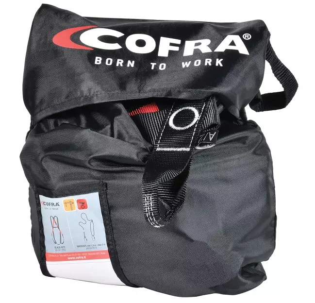 Cofra A090-1112, Absturzsicherungsset, M-XXL, Rot/Schwarz, image 4, gallery thumbnail