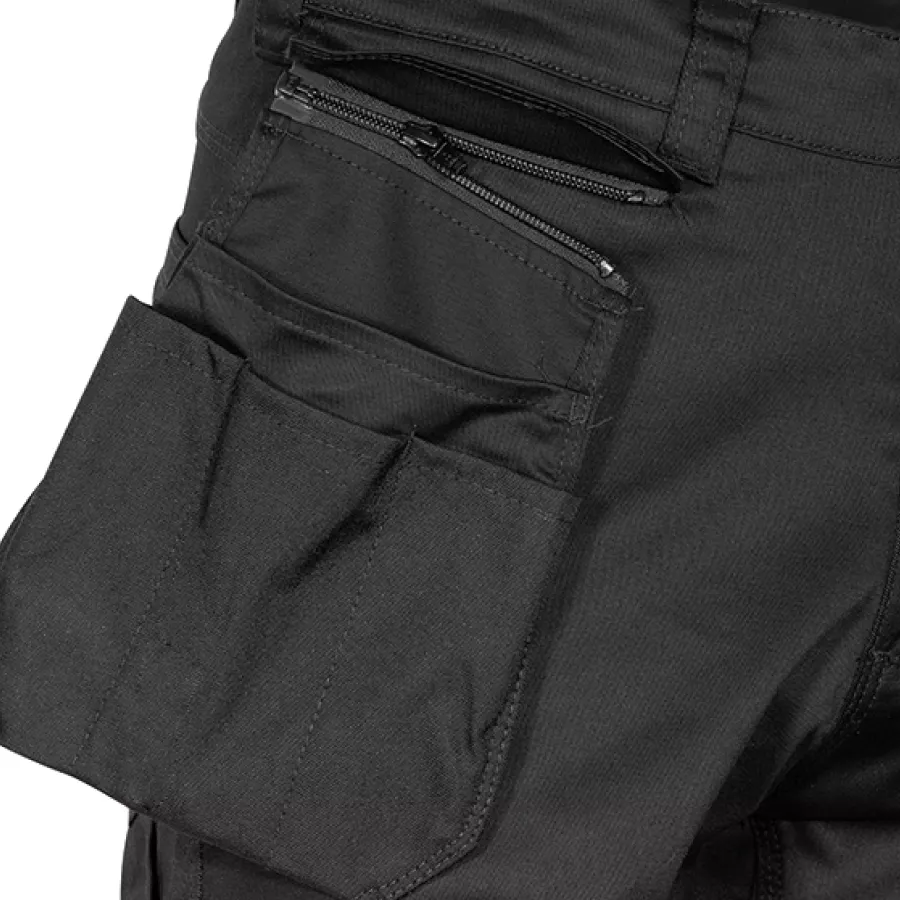 **Detachable Pocket** offers flexible storage that can be removed when not needed.