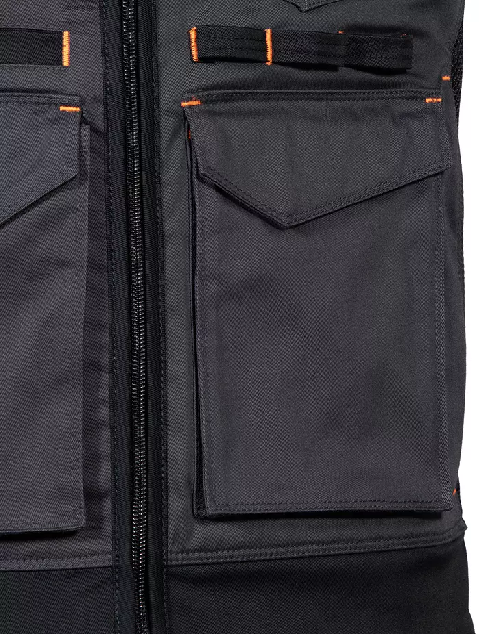 Cofra V616-0-04, Kunir Vest Anthracite/Black, image 4, gallery thumbnail