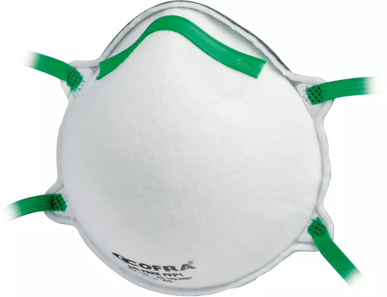 Cofra M010-B010, Air Free FFP1 1 Mask White/Green, image 1