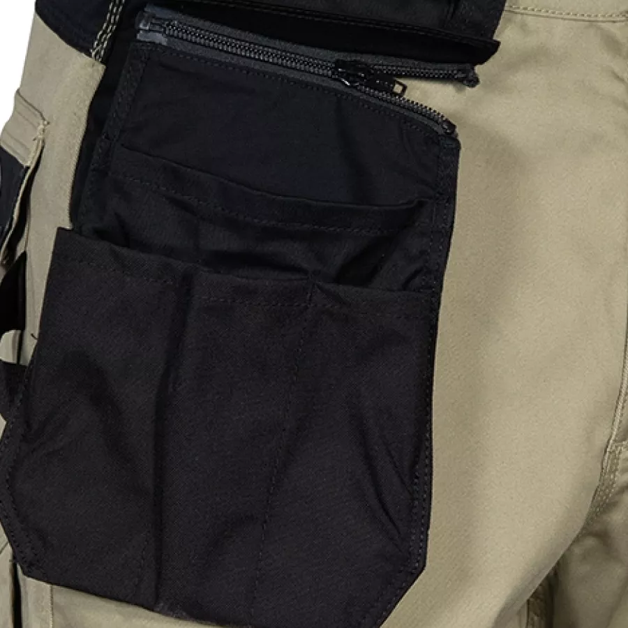 **Detachable Pocket** offers flexible storage that can be removed when not needed.