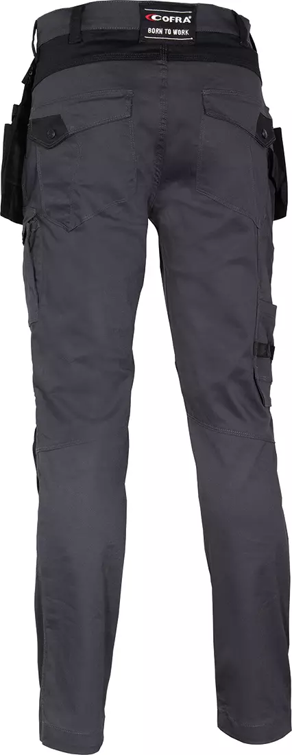 Cofra V568-0-04, Kudus Work Pants Anthracite/Black, image 7, gallery thumbnail