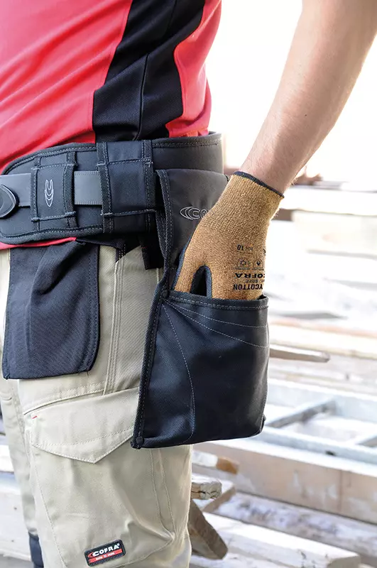 Cofra V307-0-00, Asplund Work Belt Black, image 2, gallery thumbnail