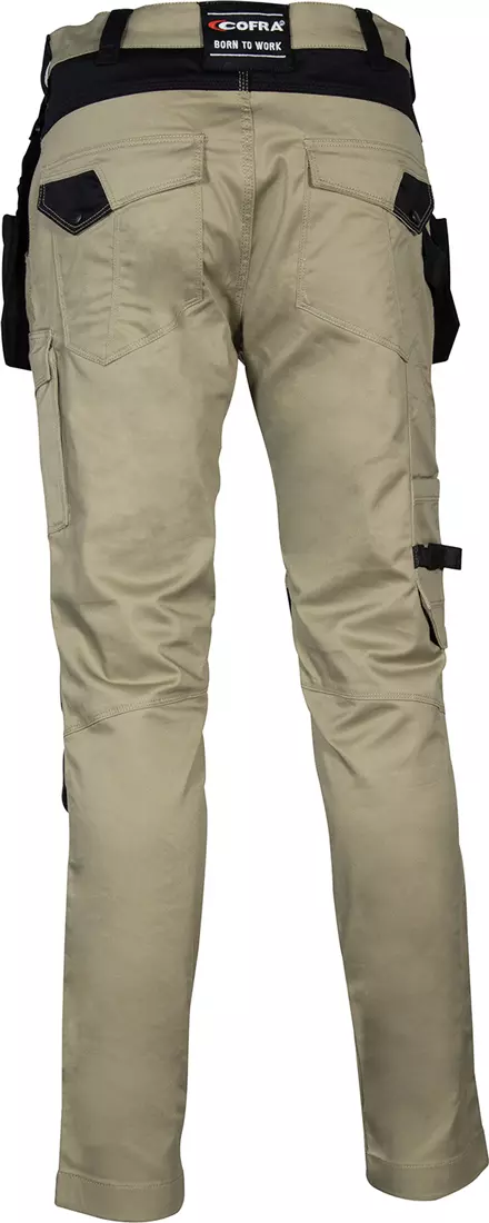Cofra V568-0-00, Kudus Arbeitshose Beige/Schwarz, image 2