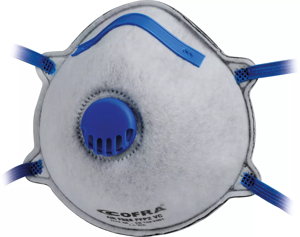 Cofra M010-B023, Air Free FFP2 VC 1 Mask White/Blue, image 1