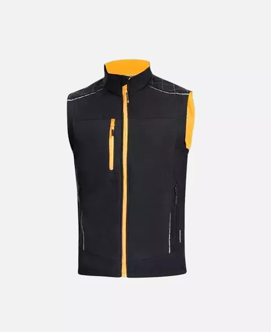 Ardon Safety H9175-4XL, Vision Softshell-Weste Schwarz und Orange 4XL, image 1