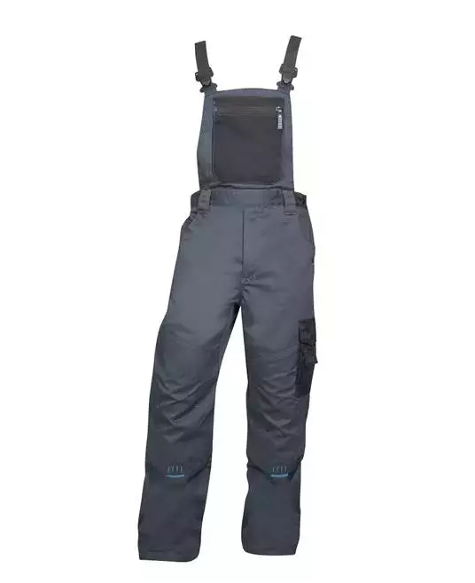 Ardon Safety H9302, 4Tech 03 Latzhose Grau und Schwarz, image 1, gallery thumbnail