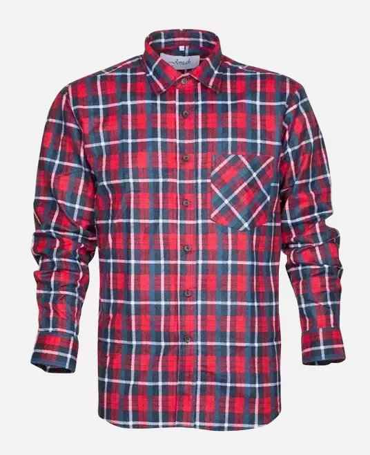 Ardon Safety H13086, Jonah Flannel Shirt Red, image 1