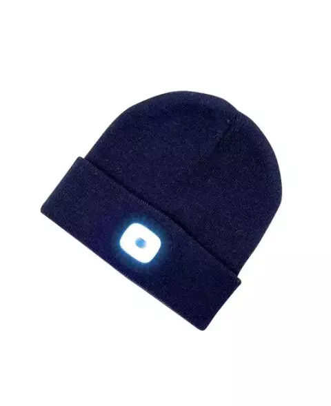 Ardon Safety Boast Talvipipo LED-valolla, tummansininen