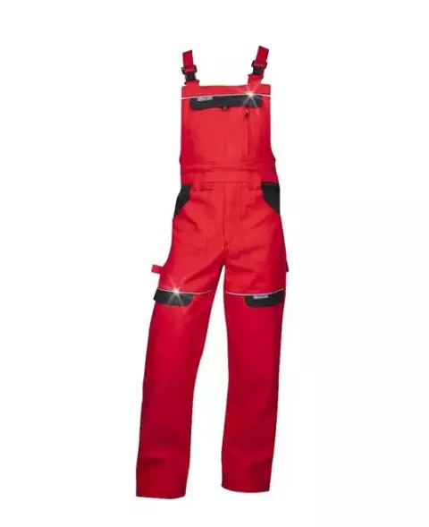 Ardon Safety Cool Trend Dungarees Red