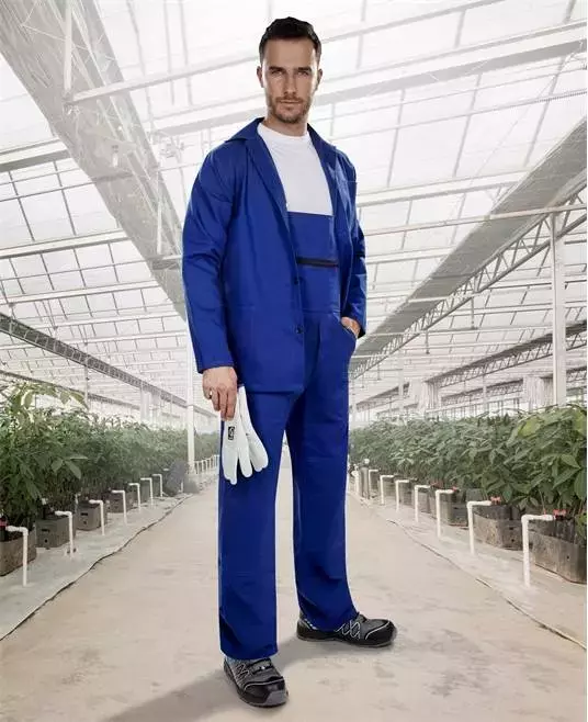 Ardon Safety H5016, Klasik Sweatshirt-Latzhosen-Set Blau, image 3