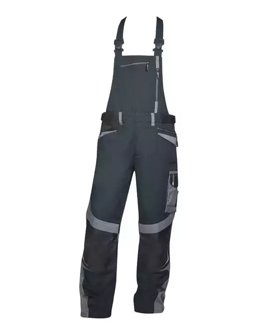 Ardon Safety H9722, R8ED+ 03 Latzhose Schwarz, Kurzgestellt, image 1