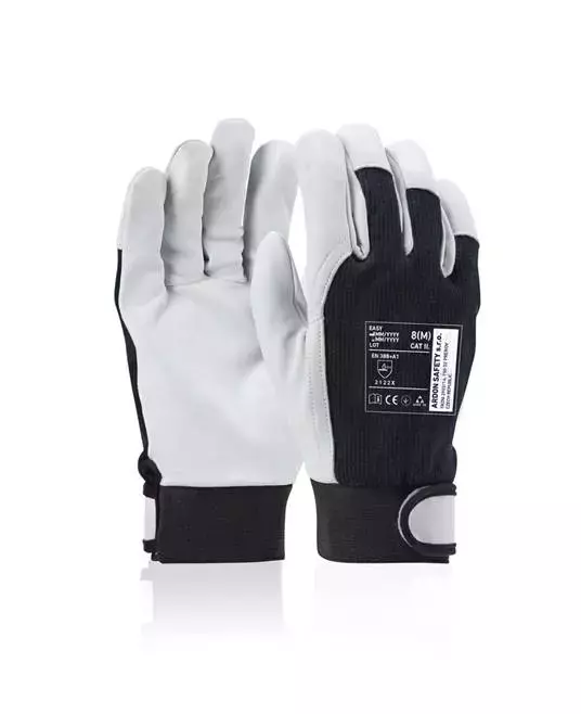 Ardon Safety A1083, Easy Leather Reinforced Gloves, image 1