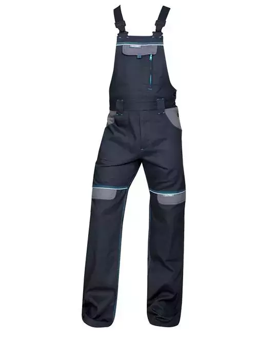 Ardon Safety H8969, Cool Trend Latzhose Schwarz, Kurzgestellt