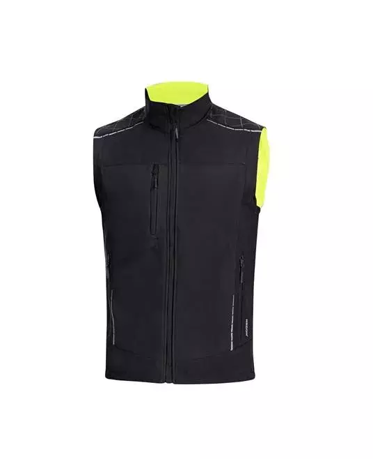 Ardon Safety H5972-4XL, Vision Winter Softshell Vest Black And Yellow 4XL, image 1