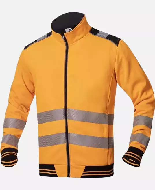 Ardon Safety H5967, Signal HiViz Fleece Sweatshirt Orange Black, image 1