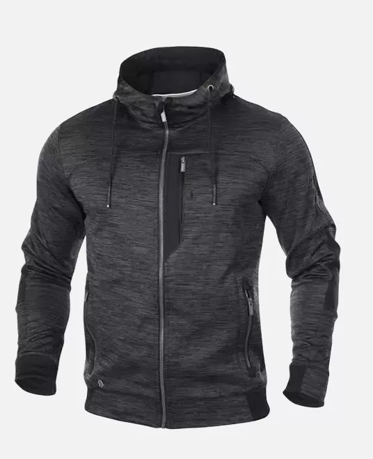 Ardon Safety H5980, 3Dbreathe Melange Sweatshirt Gray And Black, image 1