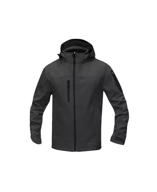 Ardon Safety H2043-5XL, Spirit Men's Winter Softshell Jacket Black 5XL