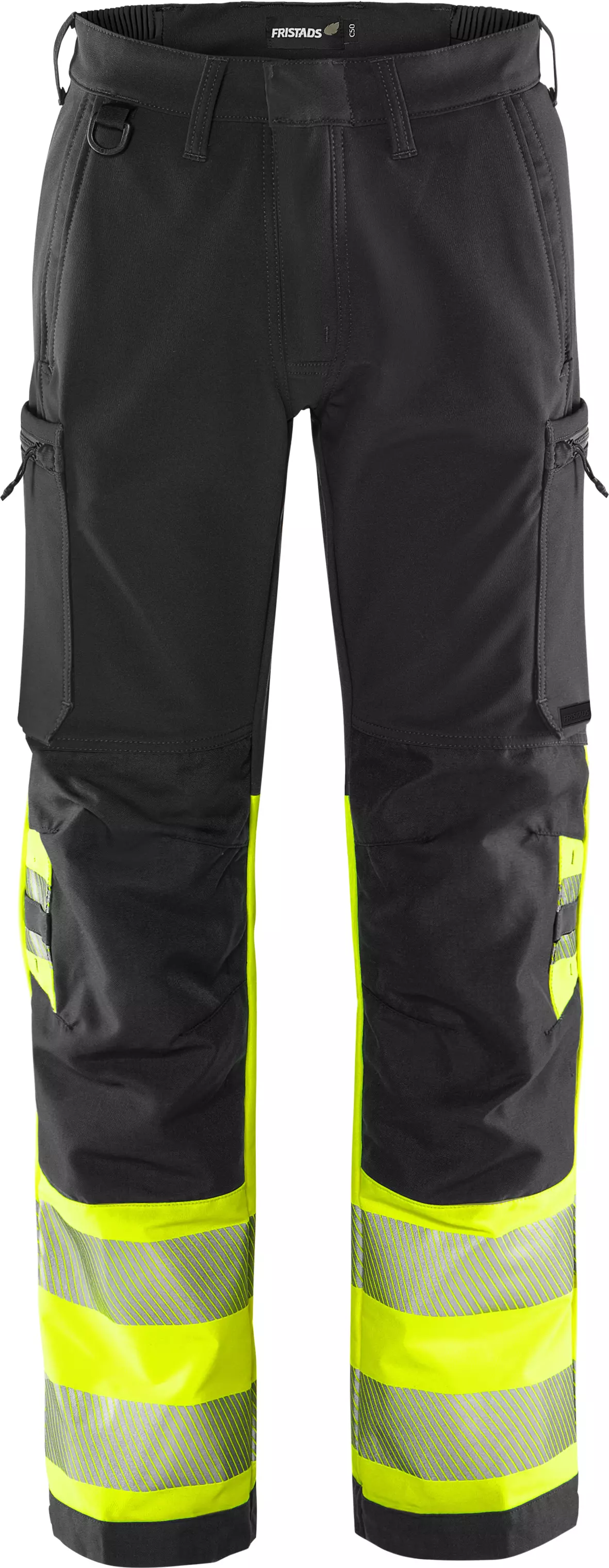 Fristads 134243-196, Green High Vis Stretch Trousers Class 1 2647 GSTP