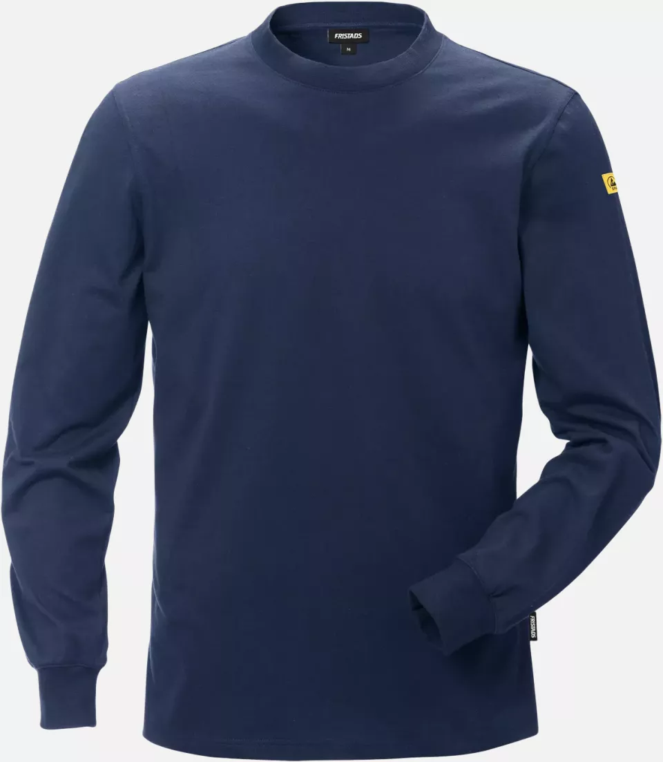 Fristads 120958-540, ESD Long Sleeve T-Shirt 7082 XTM, image 1, gallery thumbnail
