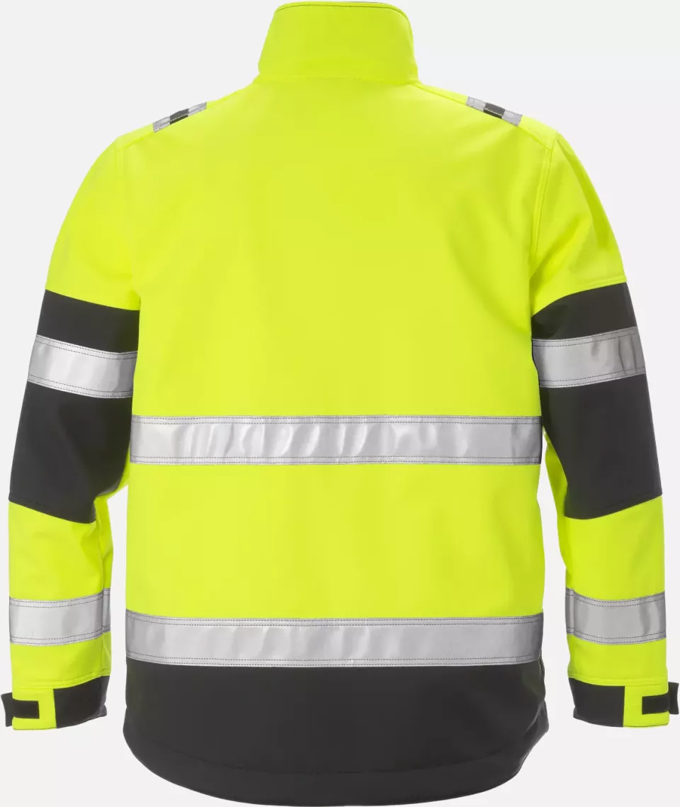 Fristads 125024-196, High Vis Softshell Jacket Class 2 4083 WYH, image 2, gallery thumbnail