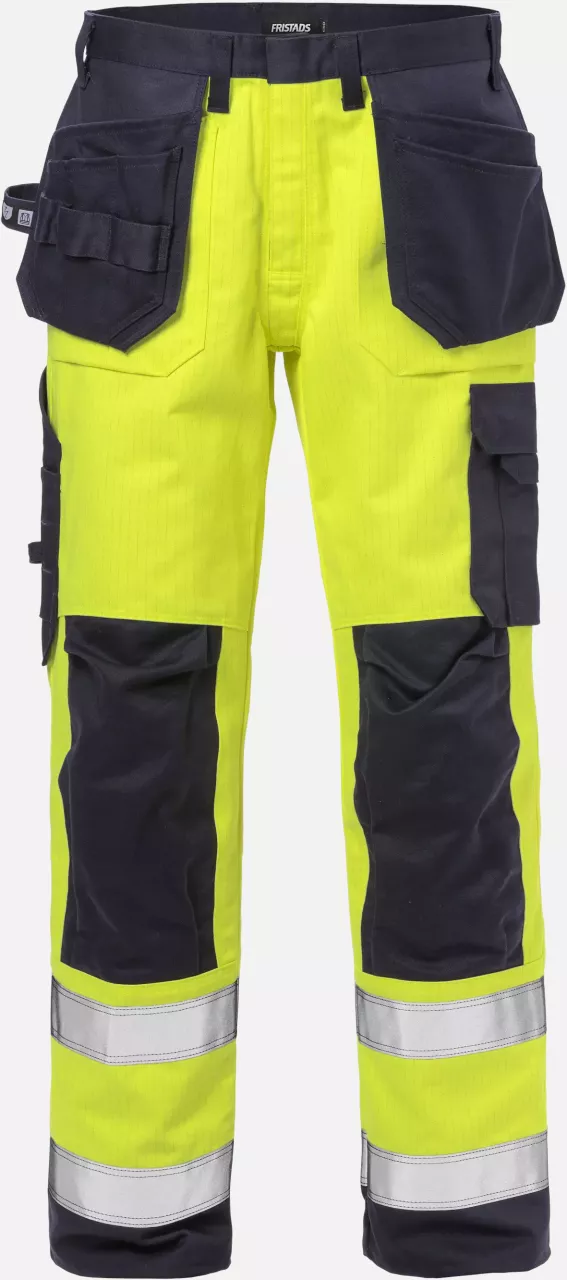 Fristads 125939-171, Flame High Vis Craftsman Trousers Class 2 2584 FLAM, image 1, gallery thumbnail