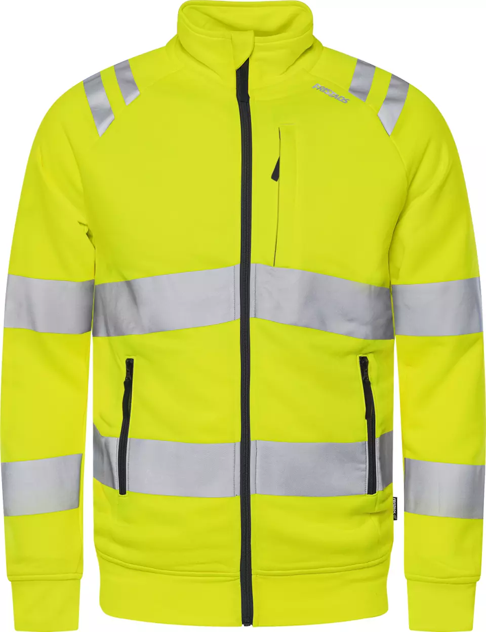 Fristads 301024-130, High Vis Sweatjacket Class 3 7863 GPSW