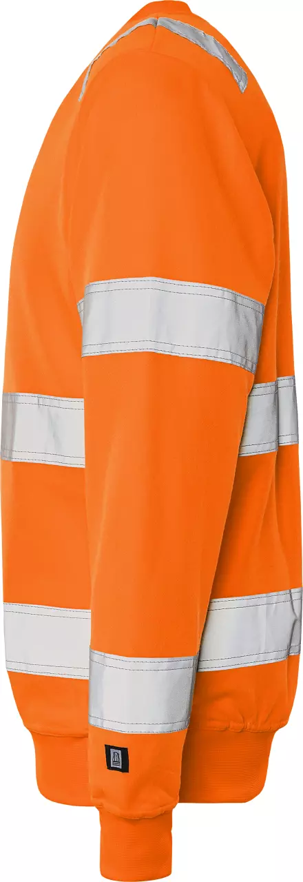 Fristads 110151-230, High Vis Sweatshirt Class 3 7446 SHV, image 3, gallery thumbnail