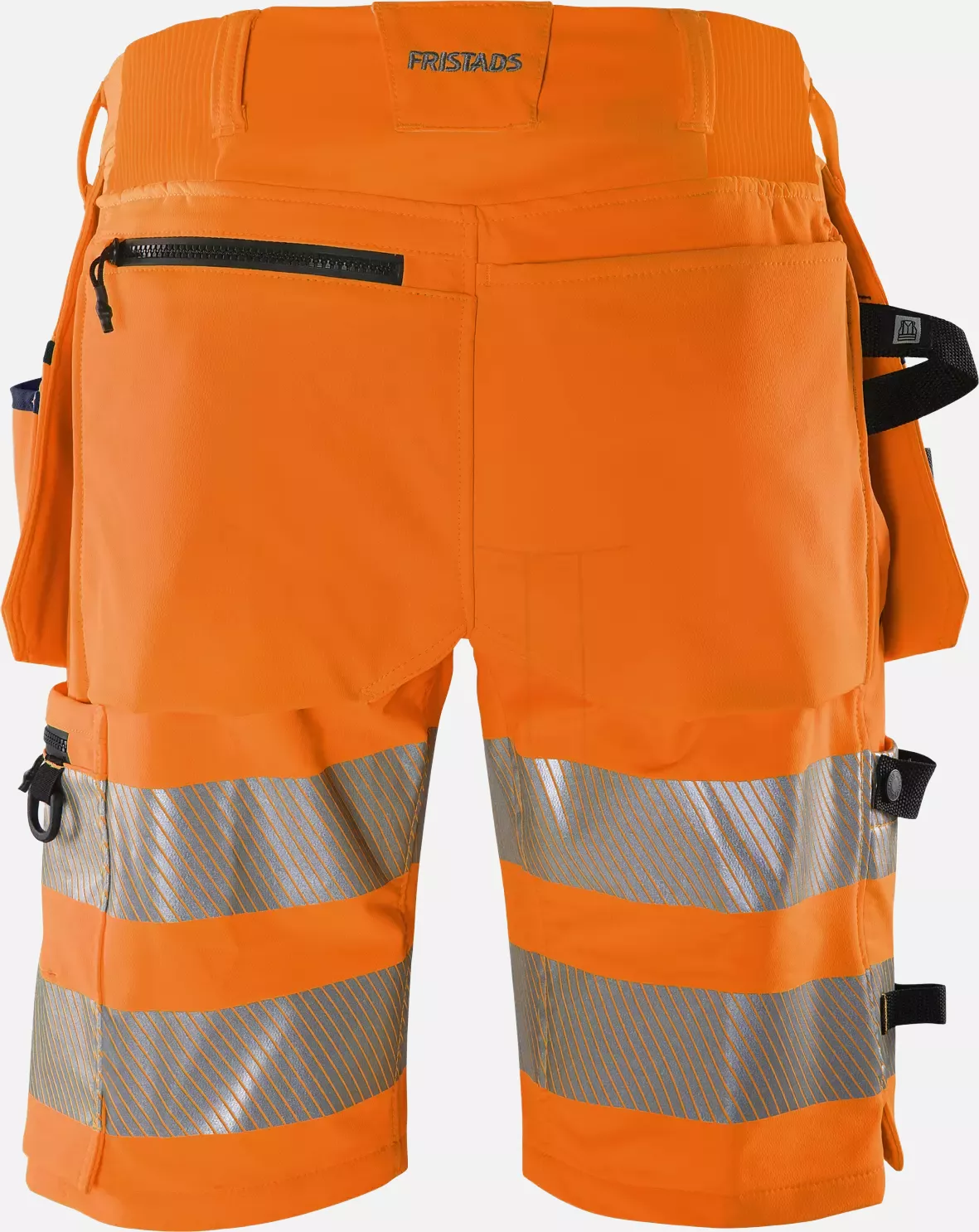 Fristads 134191-271, Green High Vis Craftsman Stretch Shorts Class 2 2646 GSTP, image 2