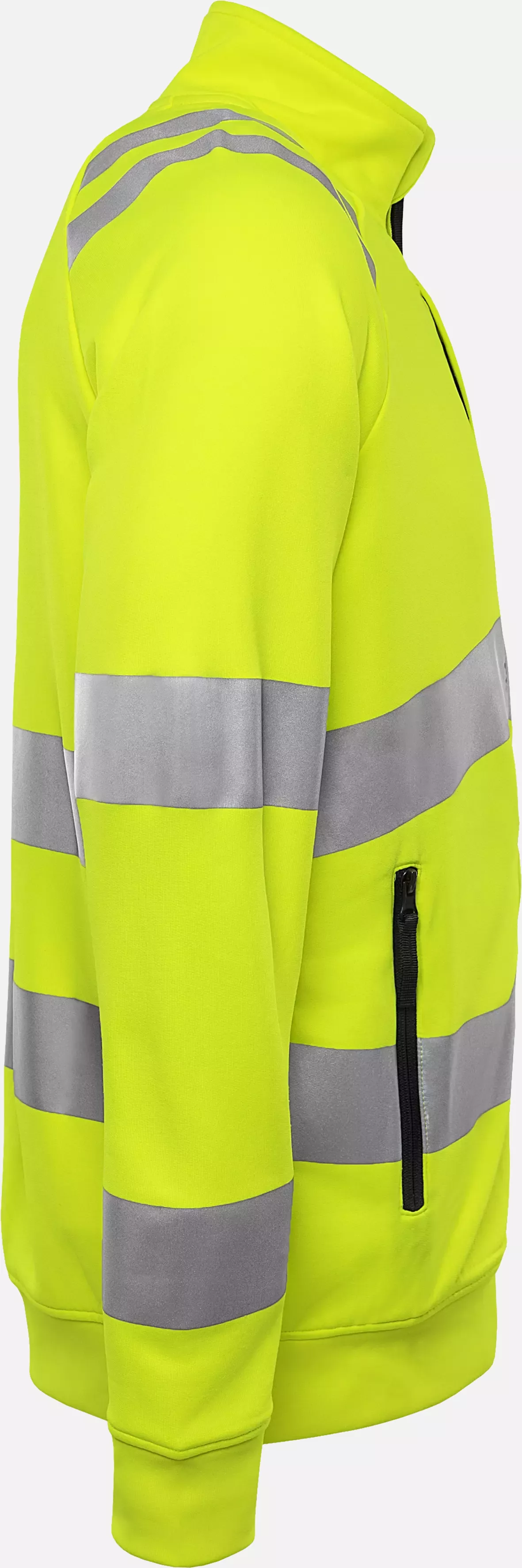 Fristads 301024-130, High Vis Sweat Jacket Class 3 7863 GPSW, image 4