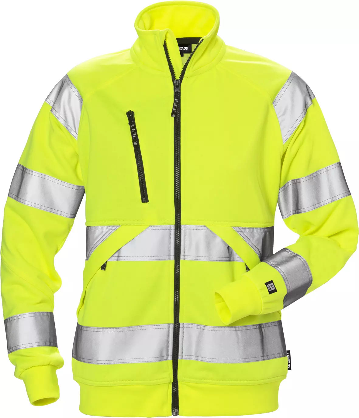 Fristads 126535-130, High Vis Women's Sweat Jacket Class 3 7427 SHV, image 1