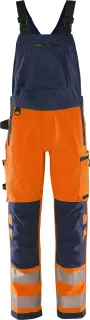 Fristads 134190-271, Green High Vis Stretch Bib and Brace Class 2 1031 GSTP