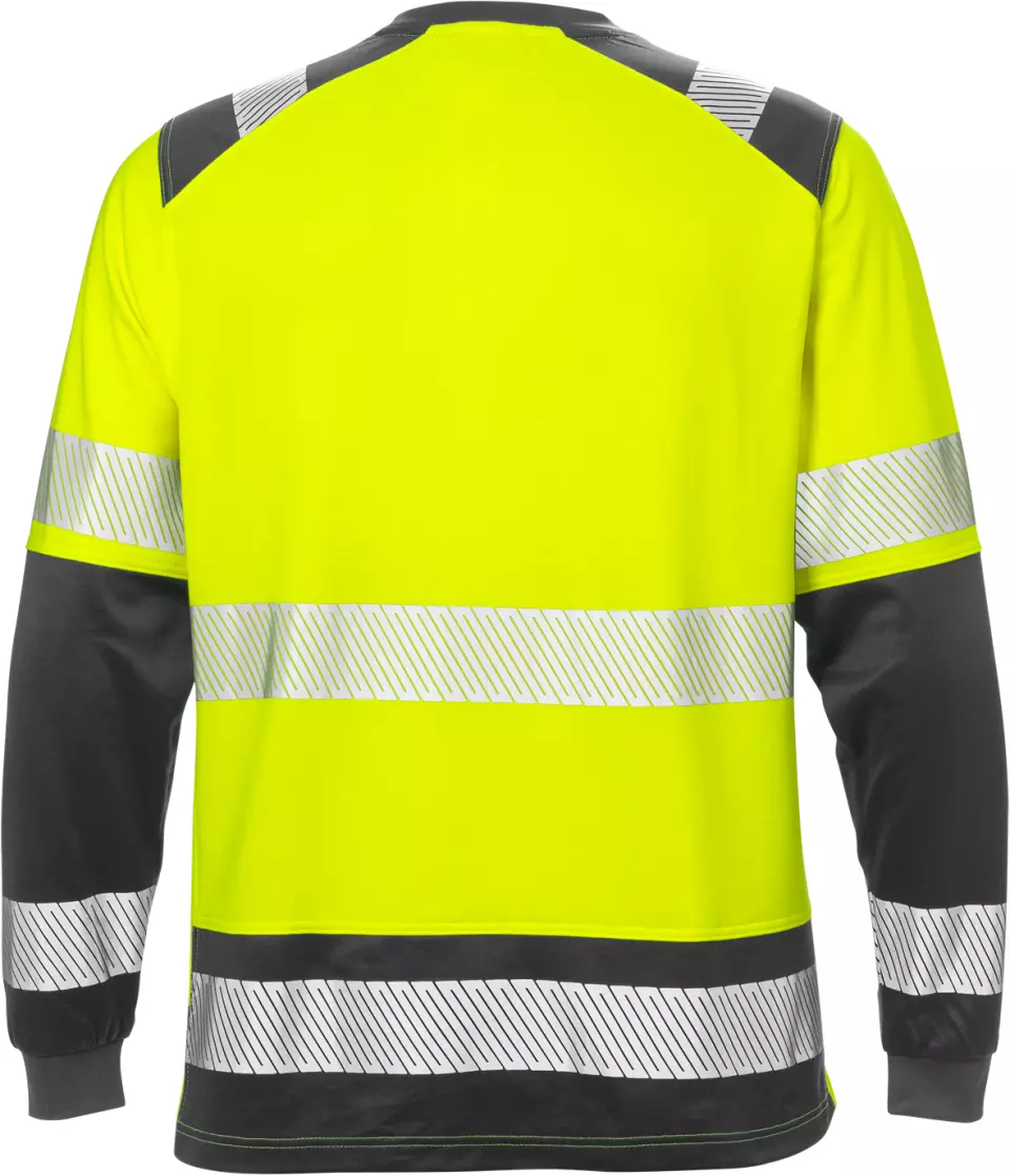 Fristads 129514-196, High Vis T-Shirt Langarm, Klasse 2 7457 THV, image 2, gallery thumbnail