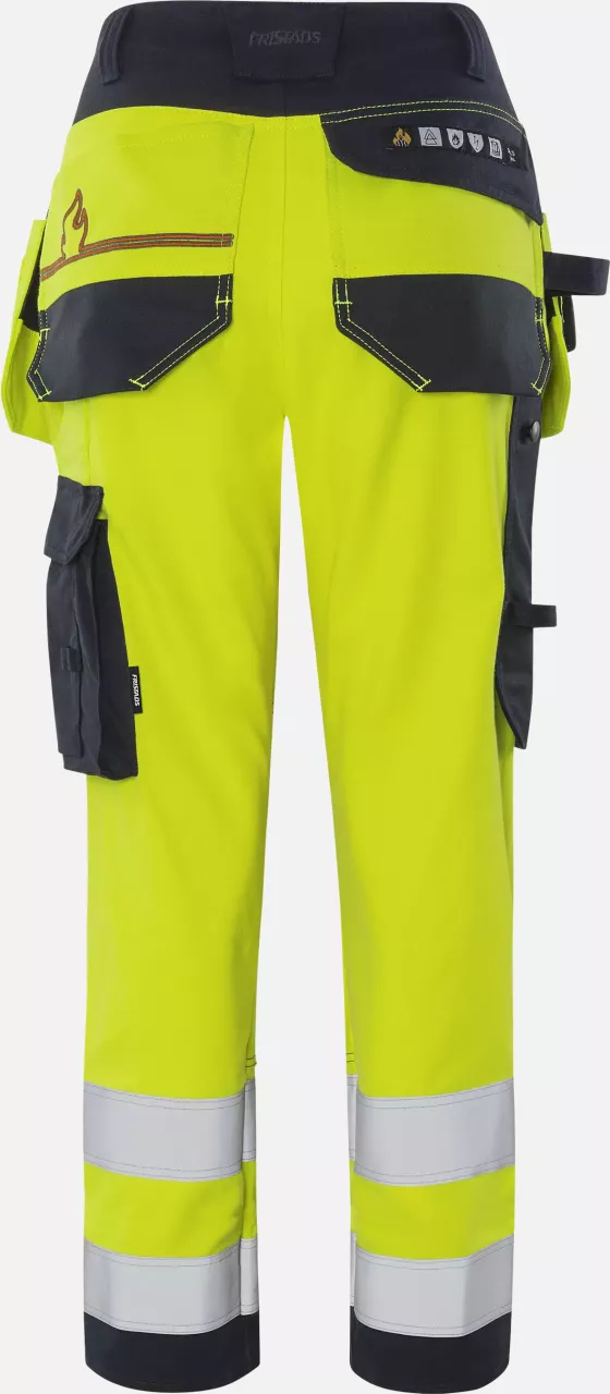Fristads 300374-171, Flamestat High Vis Handwerker Stretch Hose Klasse 2 Damen 2164 ATHF, image 2, gallery thumbnail