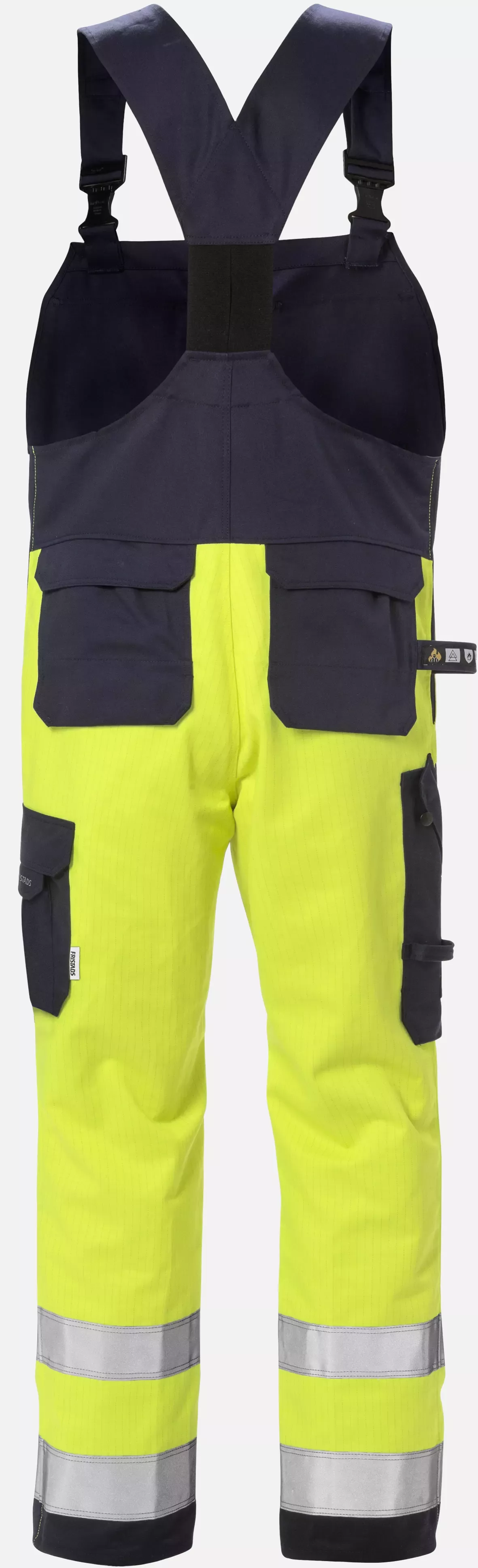 Fristads 126510-171, Flame High Vis Bib and Brace Class 2 1584 FLAM, image 2