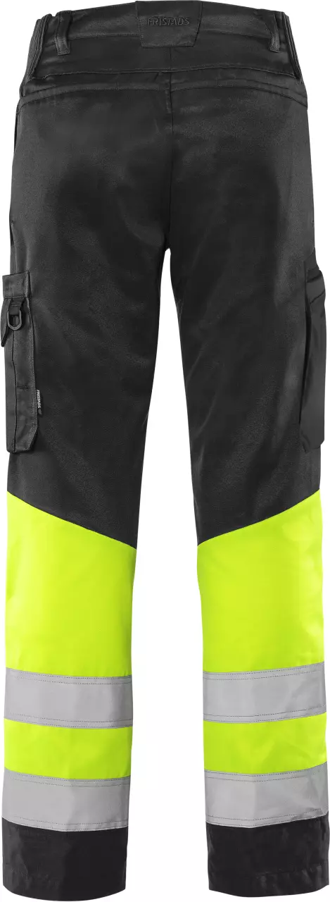 Fristads 134271-196, Green High Vis Trousers Class 1 2668 GPLU, image 2, gallery thumbnail