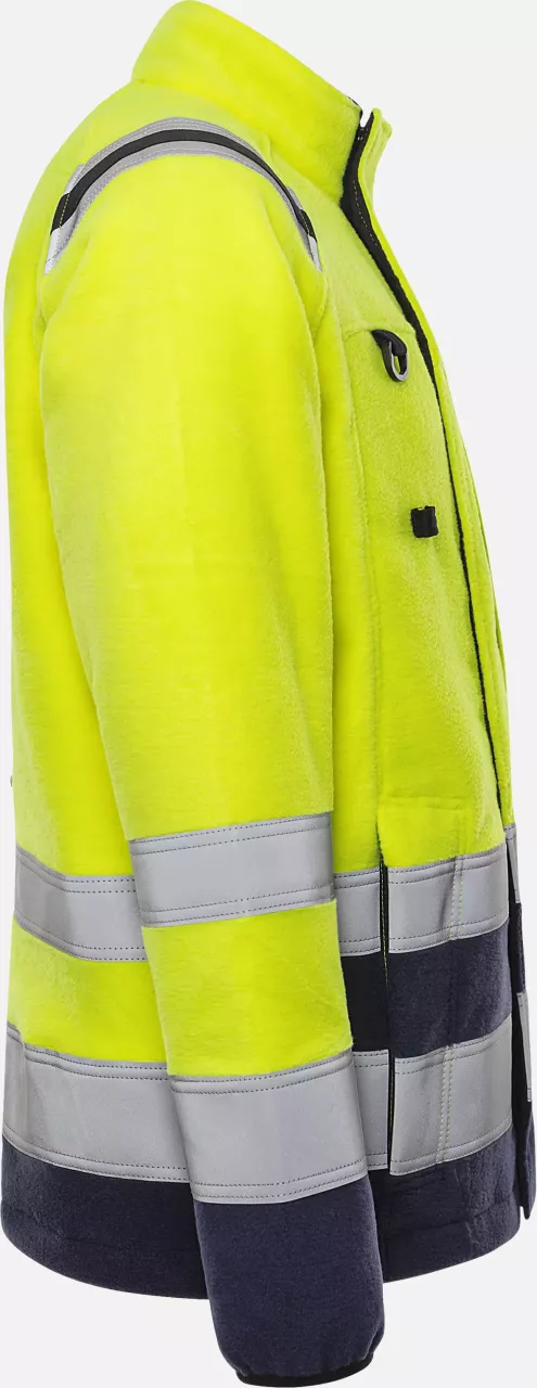 Fristads 122233-171, Flamestat High Vis Fleece Jacket Class 3 4063 ATF, image 4, gallery thumbnail