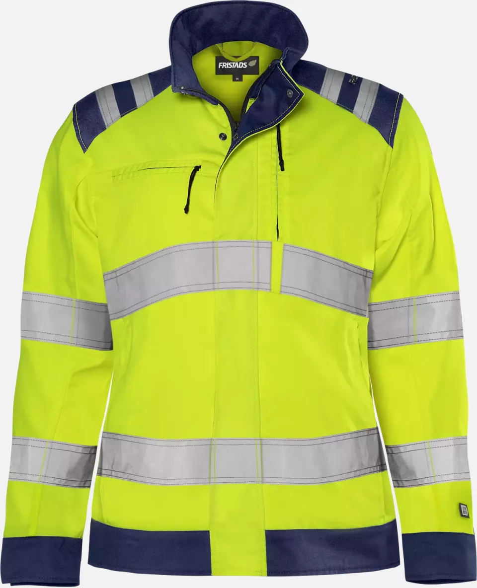 Fristads 131984-171, Green High Vis Jacke Damen Klasse 3 4068 GPLU, image 1, gallery thumbnail