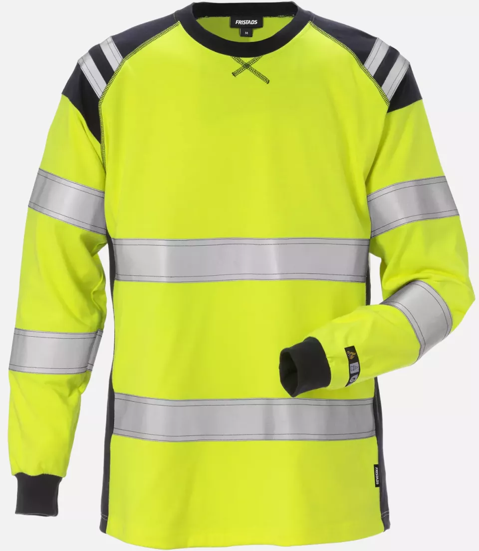Fristads 129522-171, Flamestat High Vis T-Shirt, Langarm, Damen Klasse 3 7097 TFLH, image 1, gallery thumbnail