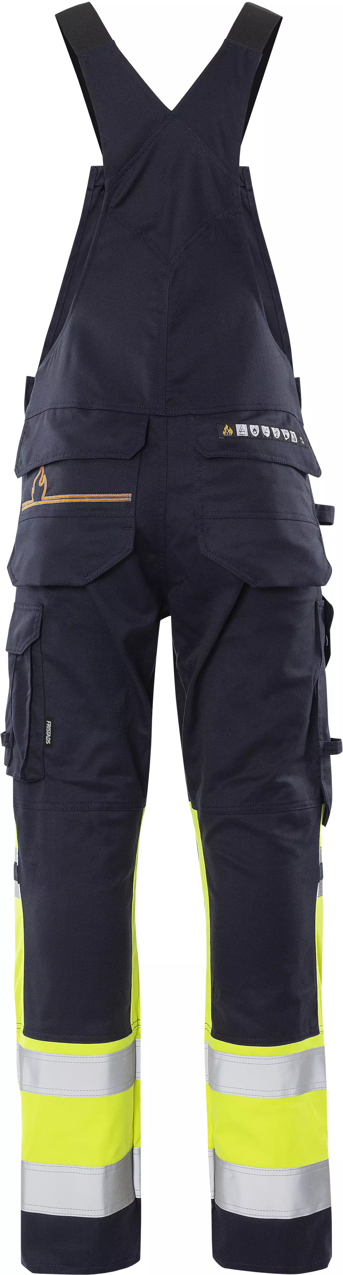 Fristads 300239-171, Flamestat High Vis Bib Overall 2168 ATHF, image 2