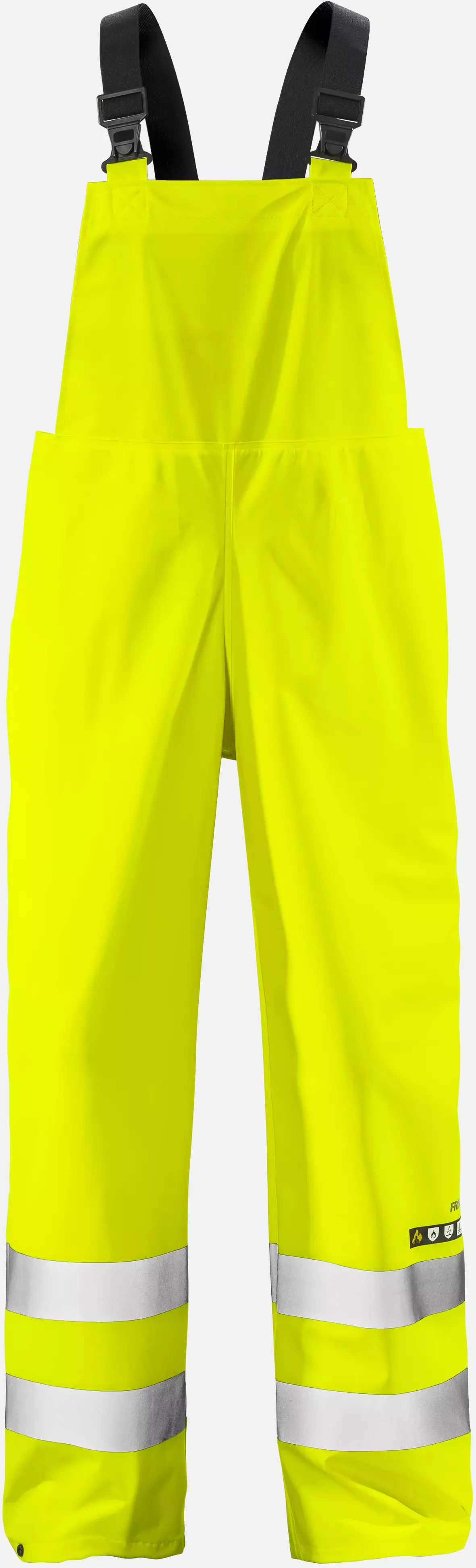 Fristads 101056-130, Flame High Vis Rain Trousers Class 2 2047 RSHF, image 1