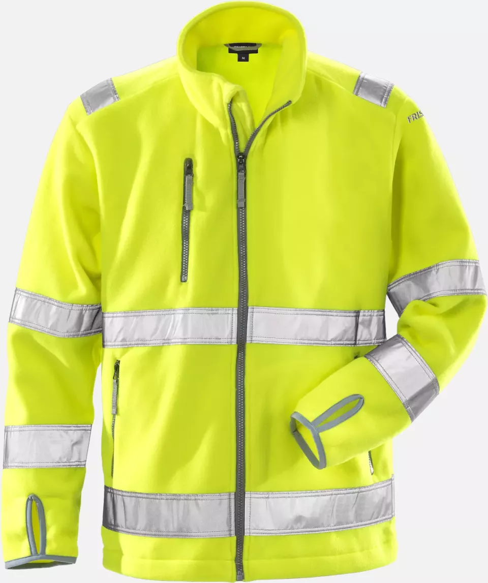 Fristads 114087-130, High Vis Fleece Jacket Class 3 4400 FE, image 1, gallery thumbnail